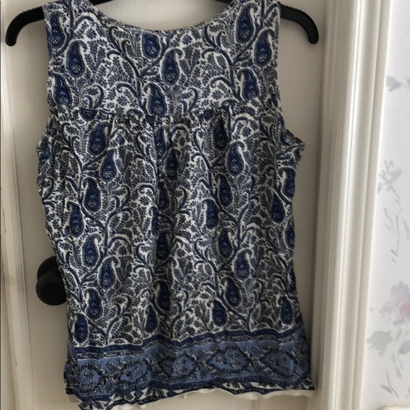 Blue paisley blouse - Picture 4 of 4